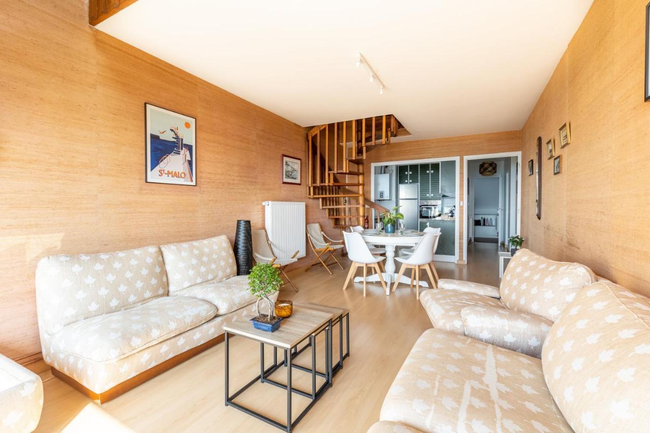 Duplex Avec Vue Mer Extraordiniare - Lik Apparts Saint-Malo Bagian luar foto