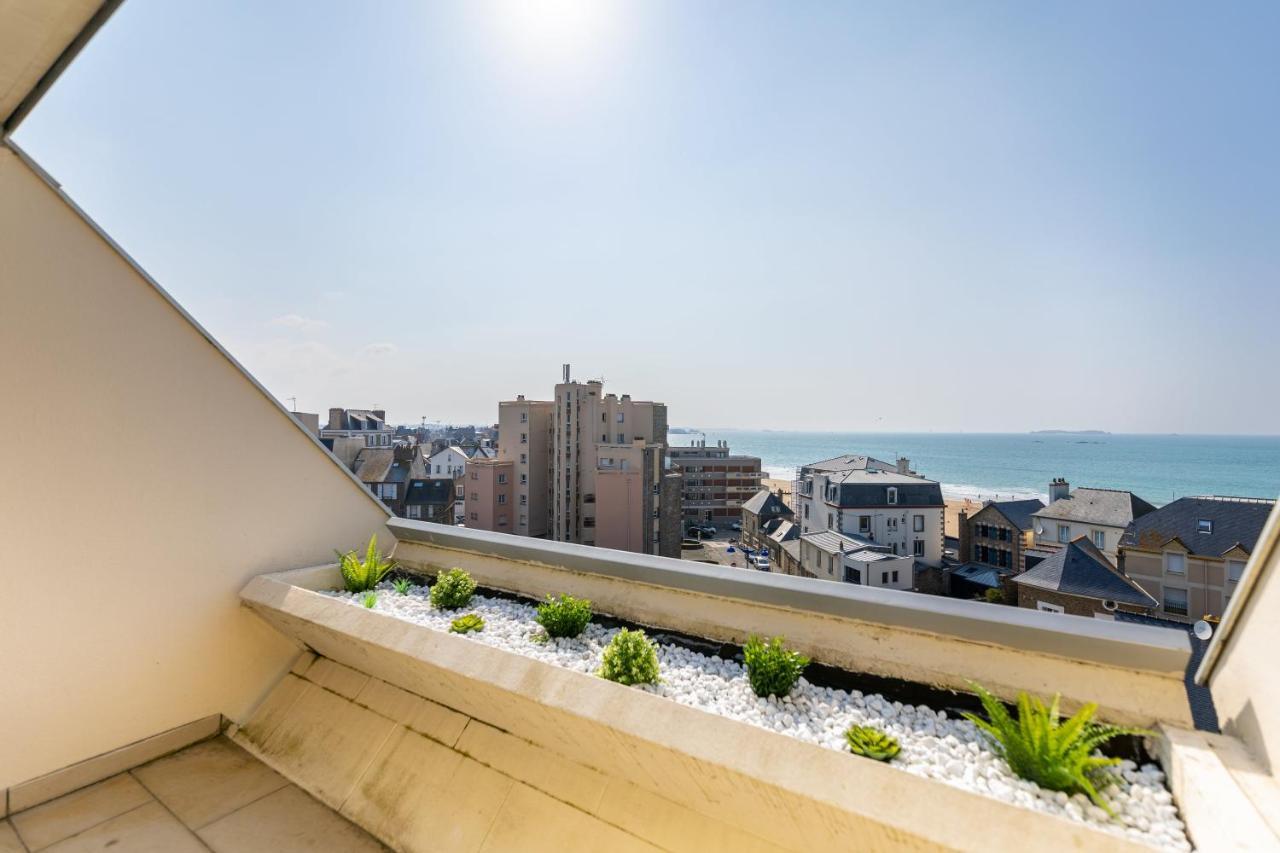 Duplex Avec Vue Mer Extraordiniare - Lik Apparts Saint-Malo Bagian luar foto